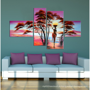 Home Decor Abstract Afican Arte em tela